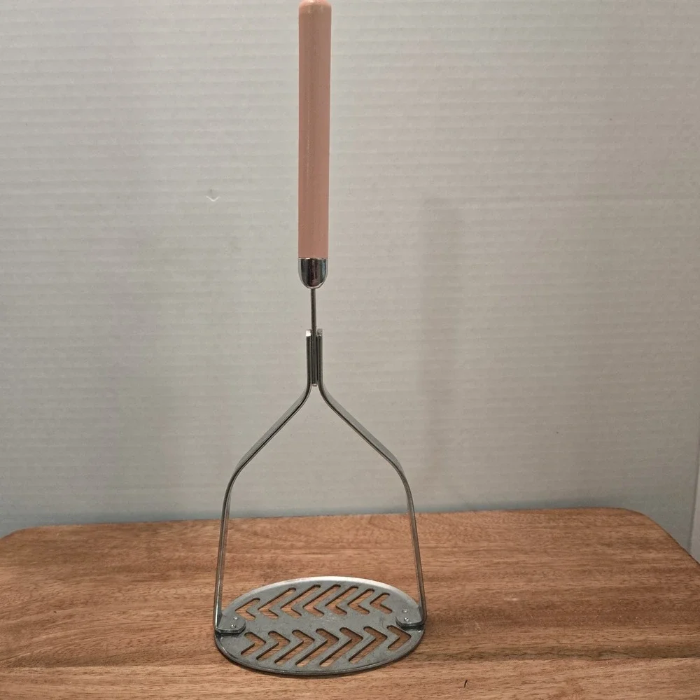 Rare Vintage Pink Made In USA Masher Ricer‎ Utensil Maid Of Honor Sears Brand